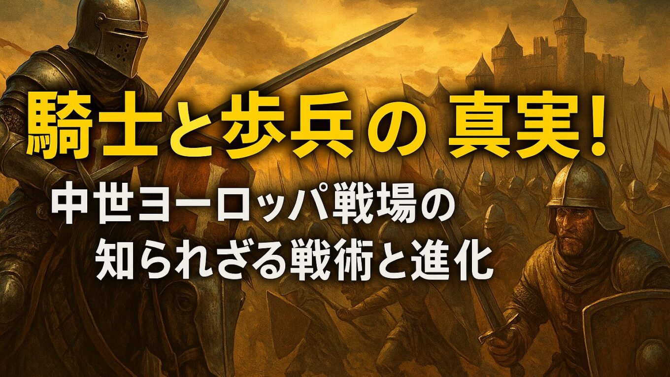 騎士と歩兵の真実!中世ヨーロッパ戦場の知られざる戦術と進化|コヨーテの小噺