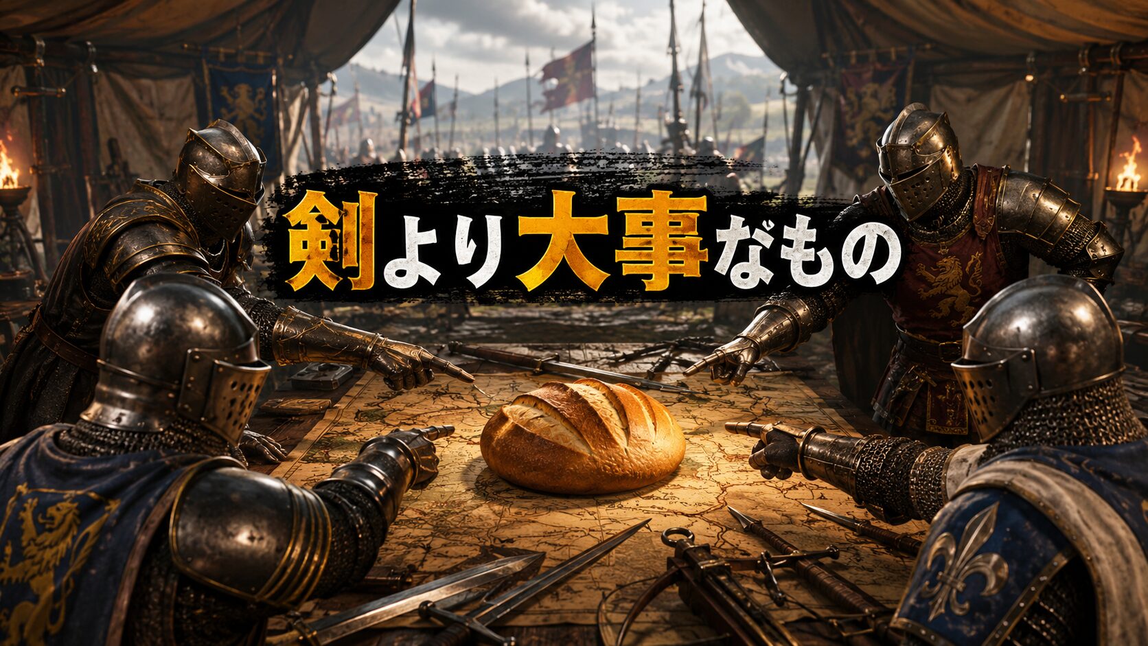 【驚きの実態】中世ヨーロッパの兵士たちが戦場で食べていた意外な食事とは？