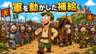 中世最大の敵は空腹だった?兵士たちを支えた補給の真実