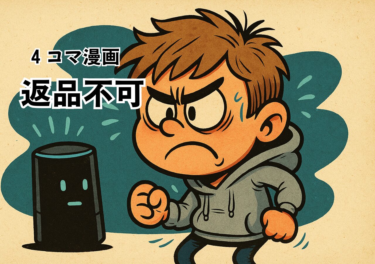 返品不可【４コマ漫画】