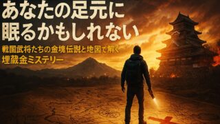 【あなたの足元に眠るかもしれない】戦国武将たちの金塊伝説と地図で解く埋蔵金ミステリー