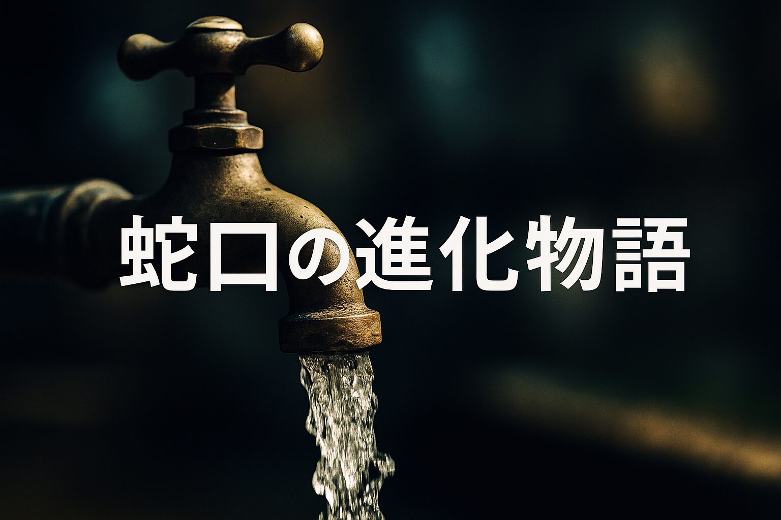 なぜ蛇口は回すのか？レバー式になるまでの“ねじ”と水道の意外な物語
