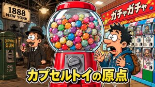 ガチャガチャの原点は“おもちゃ”じゃなかった！？実はガムから始まった、カプセルトイの知られざる世界史