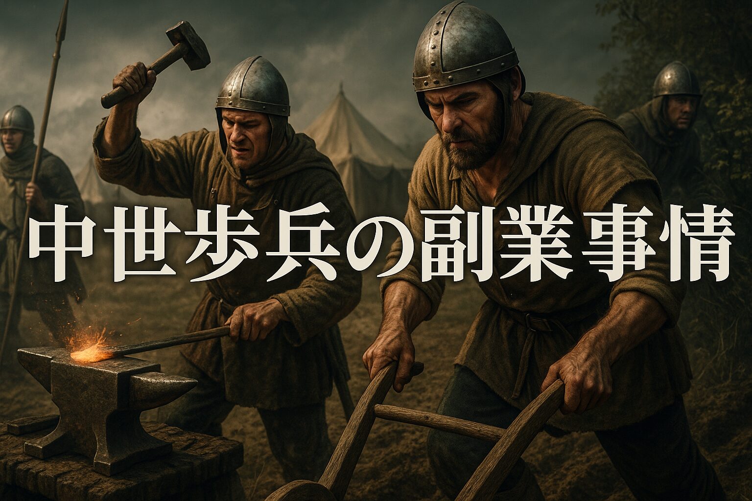 騎士と歩兵の真実!中世ヨーロッパ戦場の知られざる戦術と進化|コヨーテの小噺