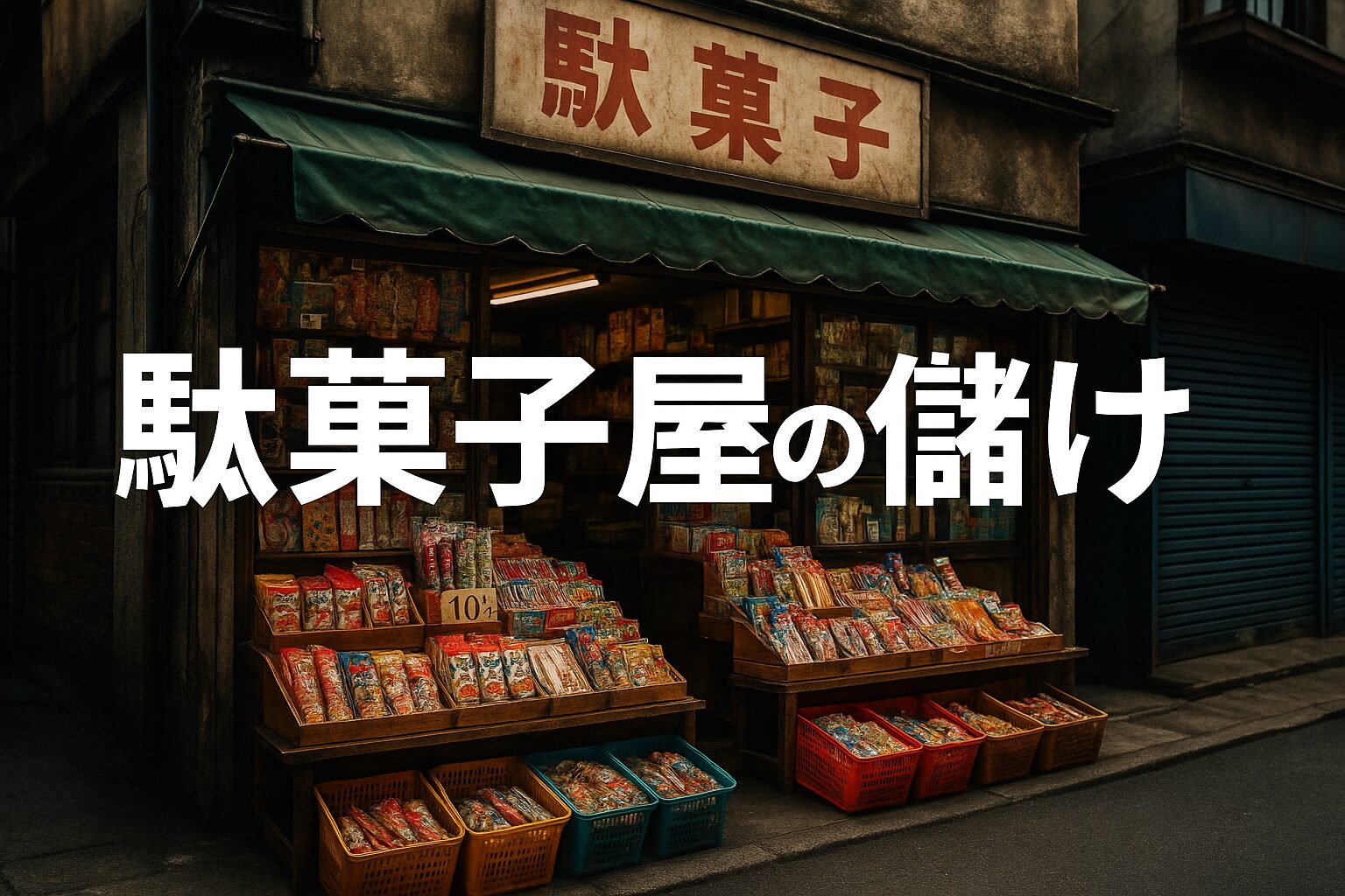 駄菓子屋はなぜ潰れないのか？――昭和レトロの生存戦略
