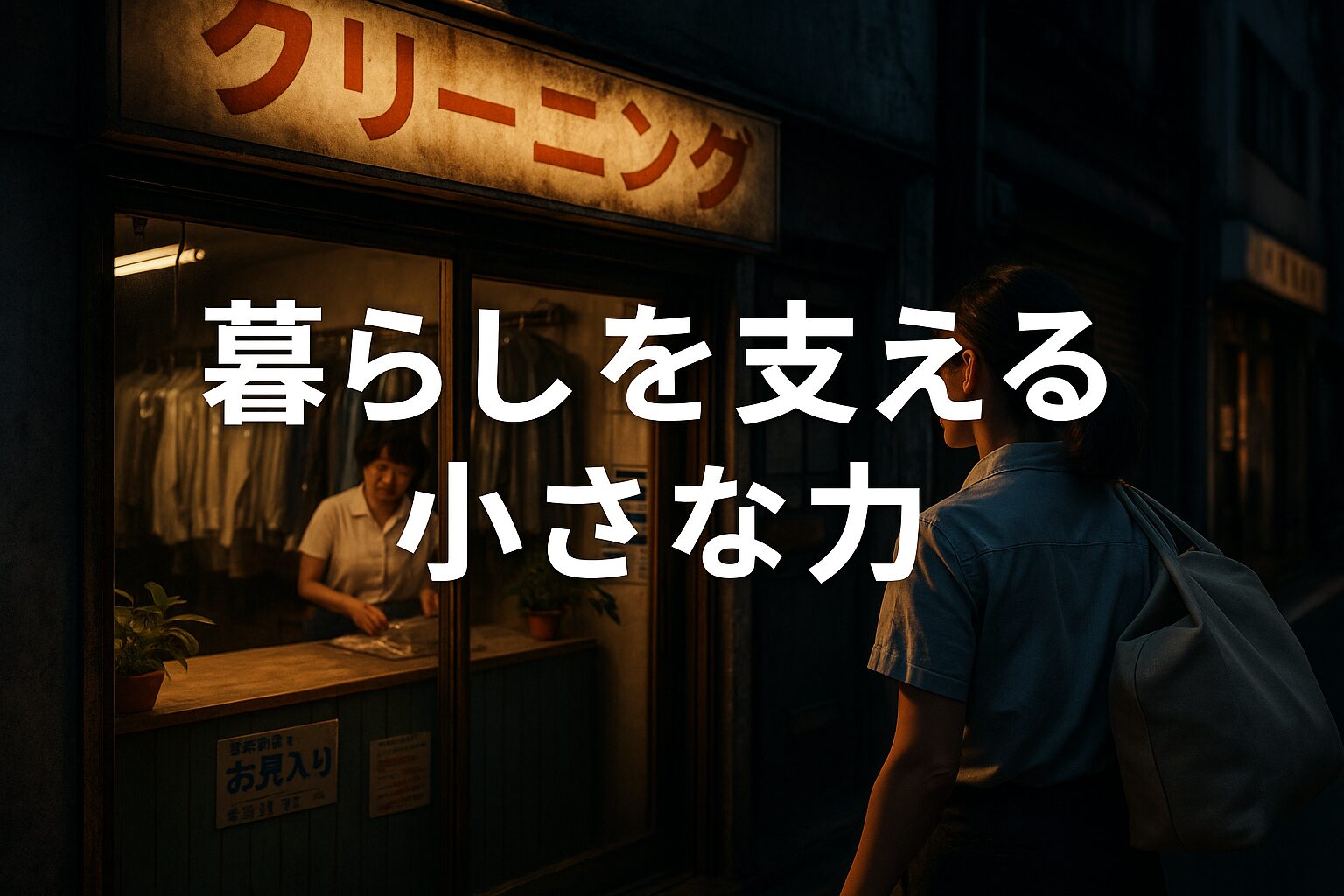 小さなクリーニング屋はなぜ潰れないのか？—地域×宅配×ニッチ×兼業で生き残る話—