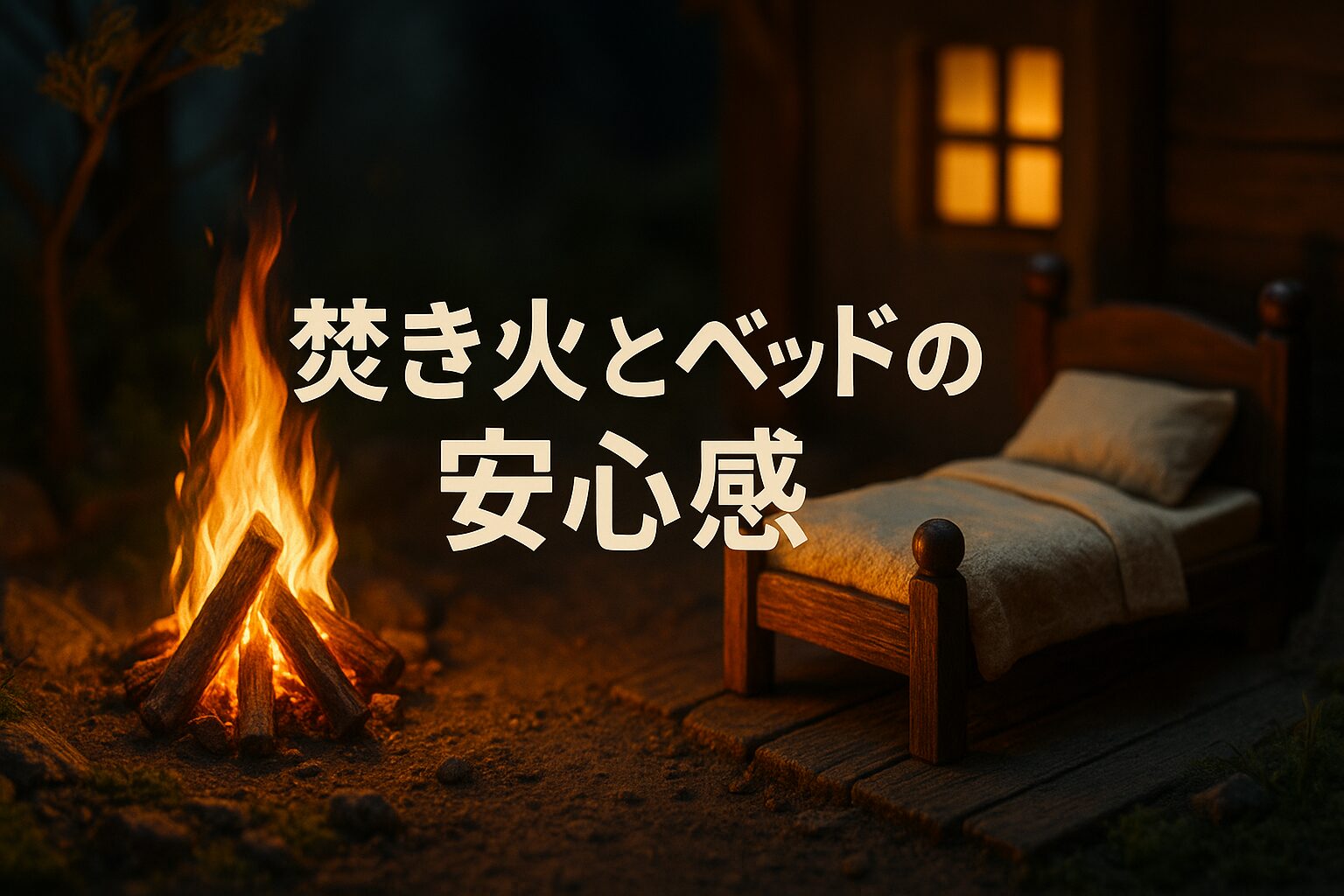 なぜ僕らは焚き火とベッドを見ると安心してしまうのか──セーブポイントに採用される理由