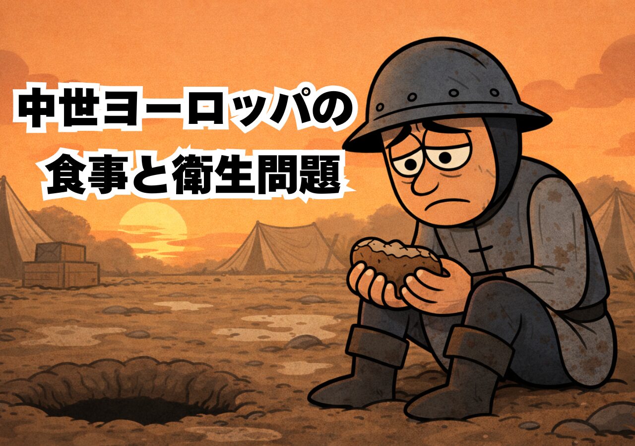 【中世の戦争はトイレと食事が命】歩兵たちは不衛生と空腹の中でどう戦っていたのか