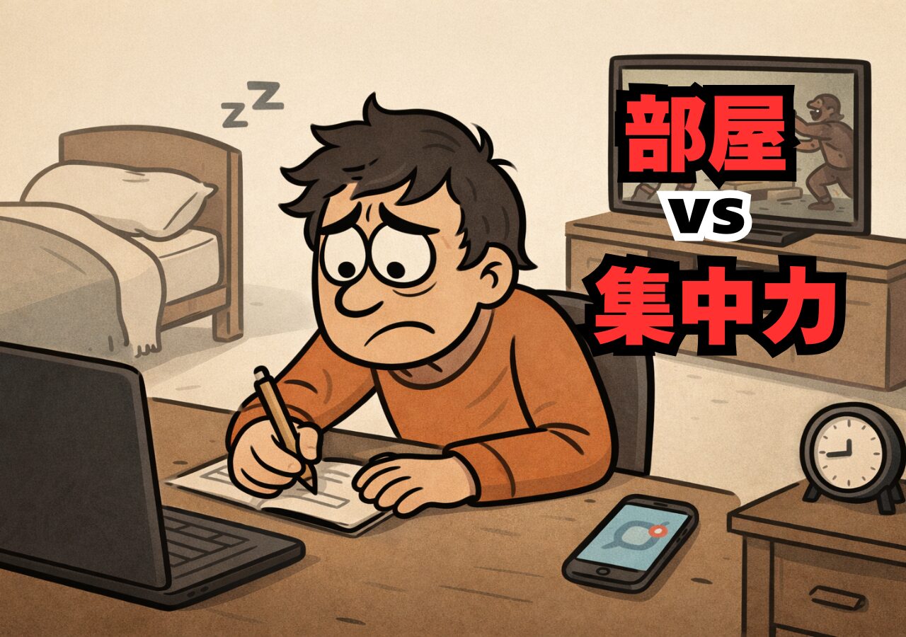 家にいるだけで集中力が消える本当の理由──努力不足では説明できない話