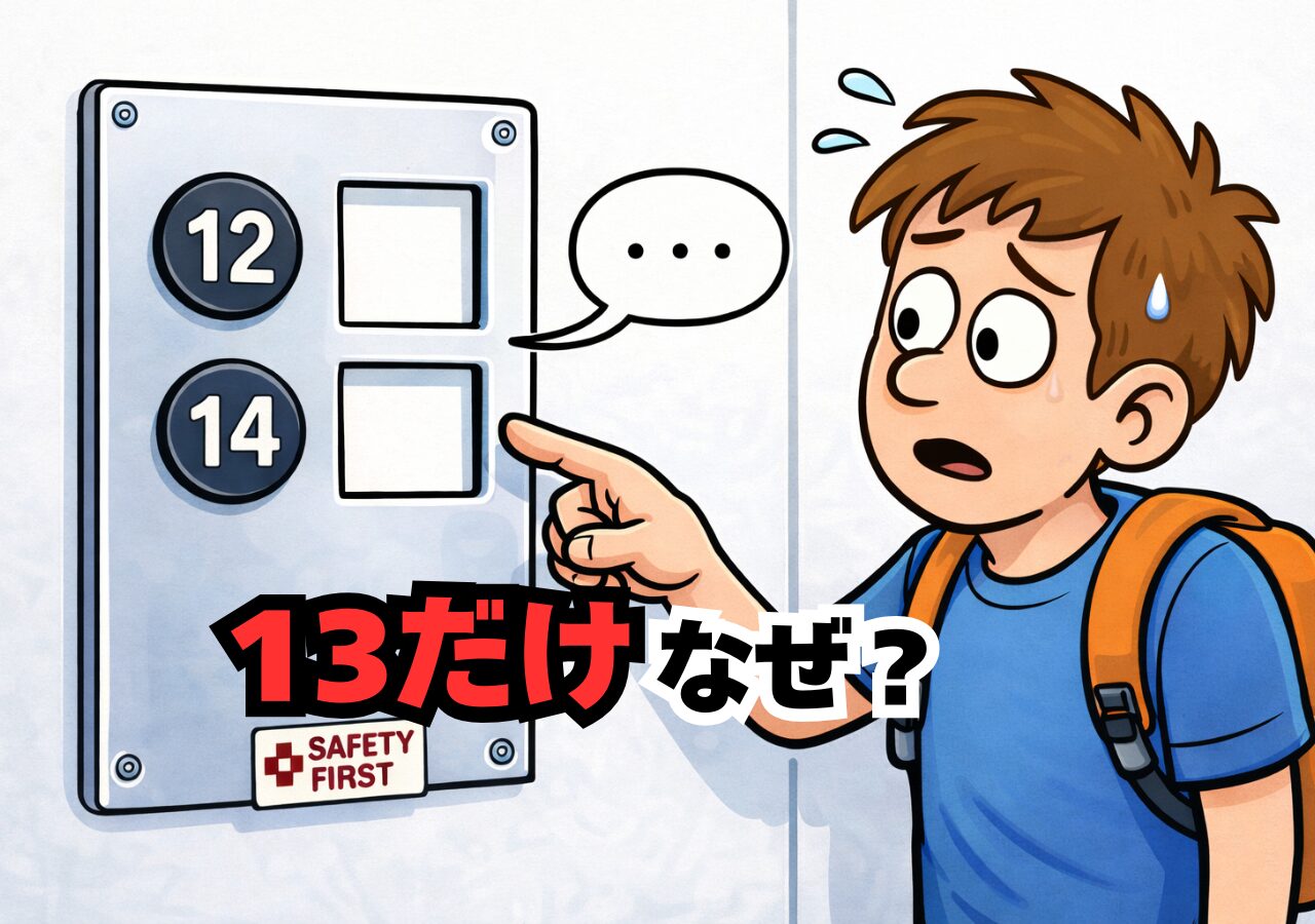 なぜ13は不吉なのか？──エレベーターから消えた数字の正体