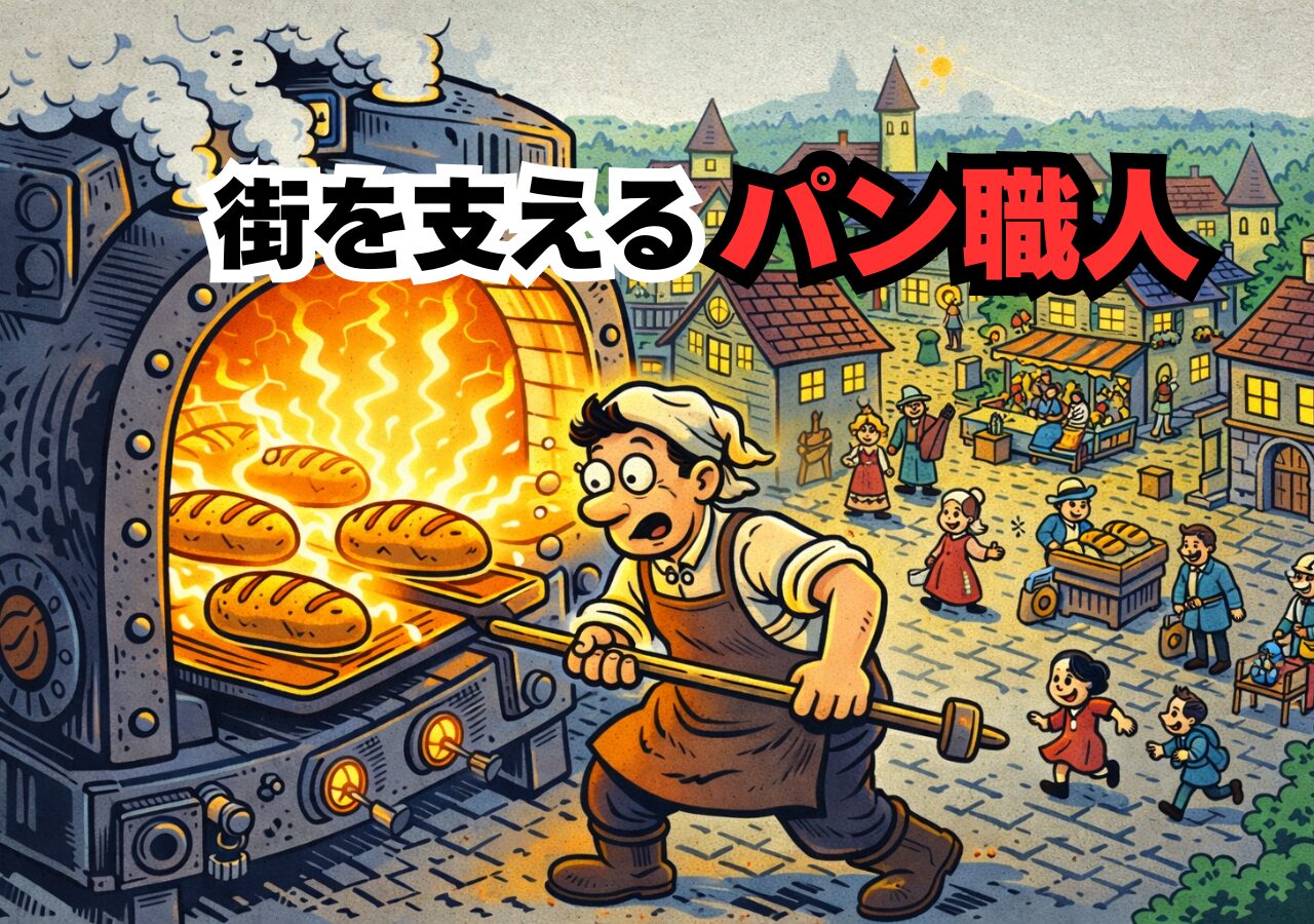 パン屋はパンを売っていなかった？中世のパン職人の本当の仕事