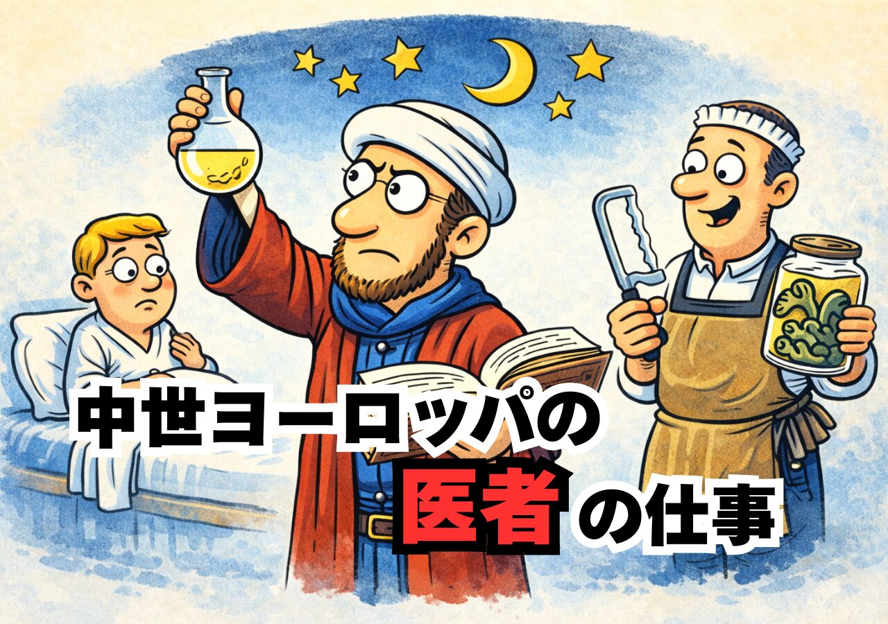 中世ヨーロッパの医者の仕事とは？尿と星と本で戦う、知識職のリアルな一日