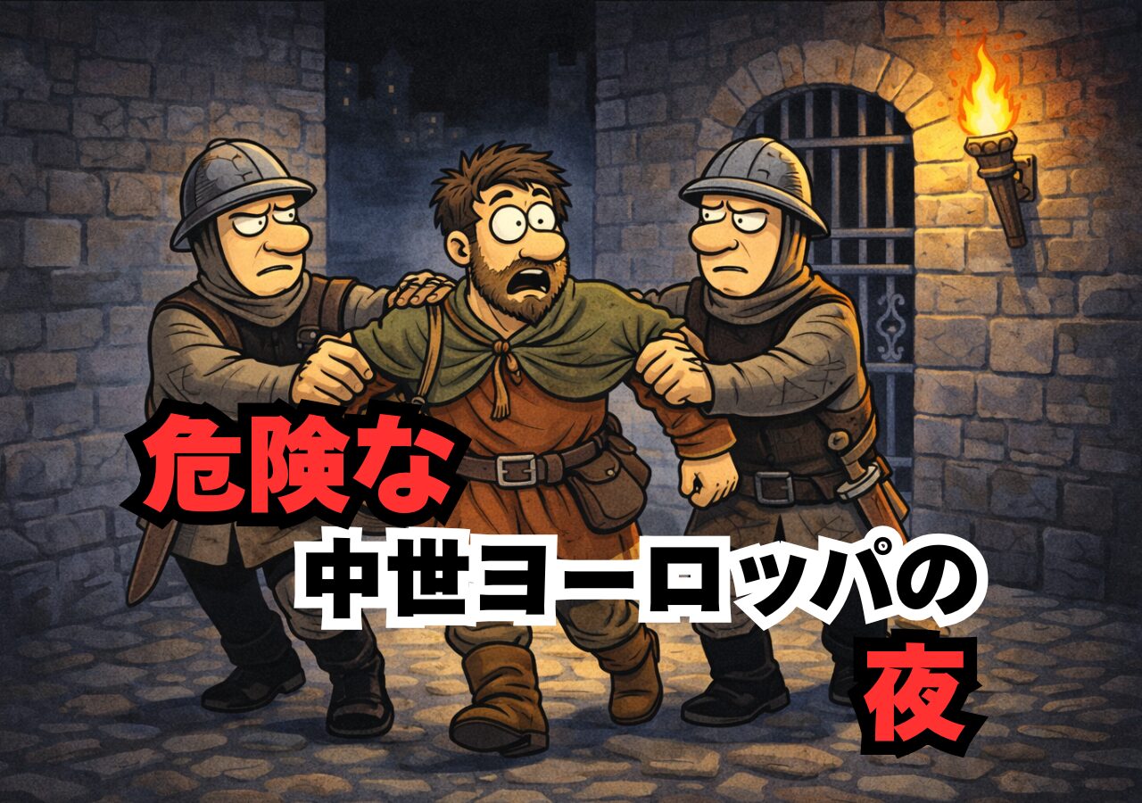 「宿を探したら、最初に案内されたのが牢だった夜」中世ヨーロッパの現実