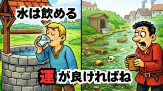 水は飲める。でも選べ。中世ヨーロッパのリアルな水事情