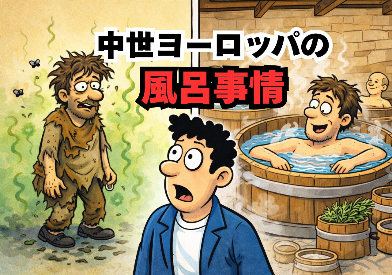 中世ヨーロッパ人は風呂に入らなかった？→実は普通に入っていた