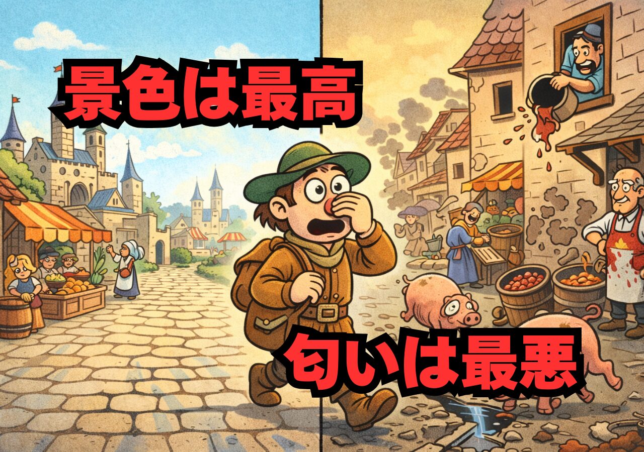 石の城、鐘の音、そして…鼻への攻撃―中世ヨーロッパ都市の意外すぎる衛生事情