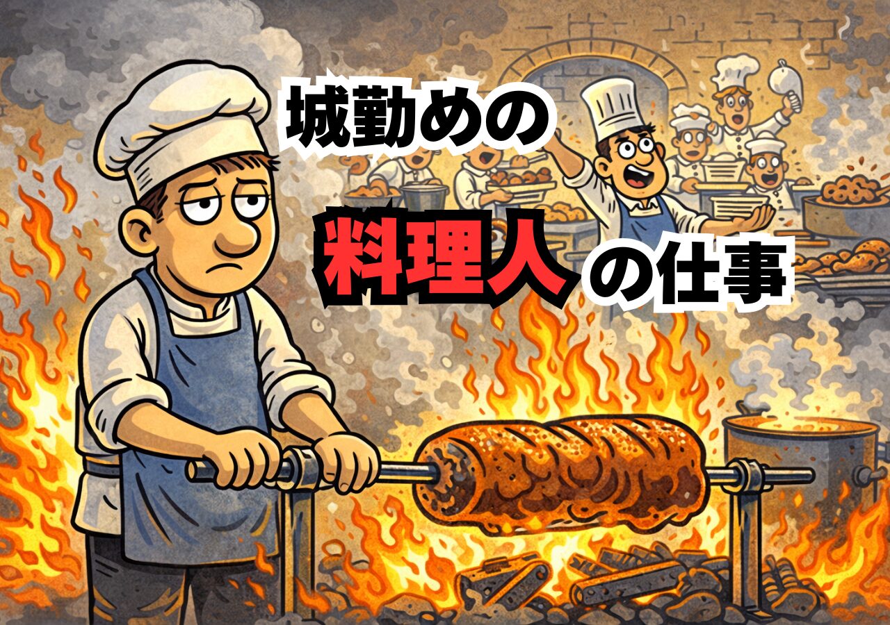 中世の城の料理人、優雅なシェフだと思ったら“地獄の台所を回す現場監督”だった
