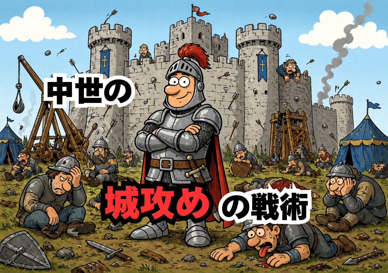 城攻め＝突撃はウソ？中世ヨーロッパの戦争が“ひたすら待つゲーム”だった件