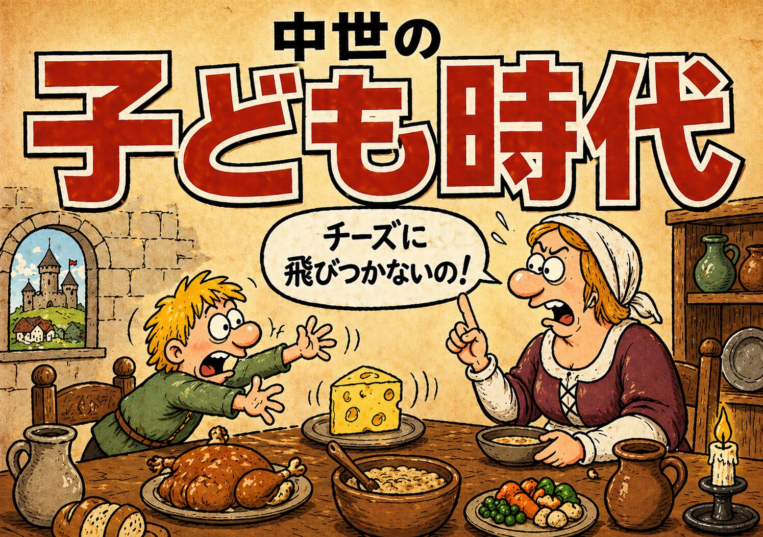 知られざる中世の子ども時代「小さな大人」ではなかった、ヨーロッパの子どもたちの暮らし