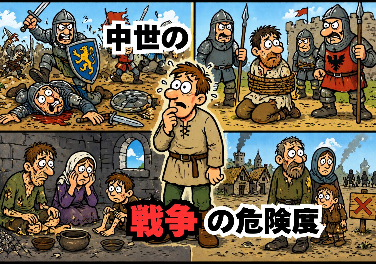 飢餓・身代金・略奪…中世ヨーロッパ戦争のリアルな危険まとめ