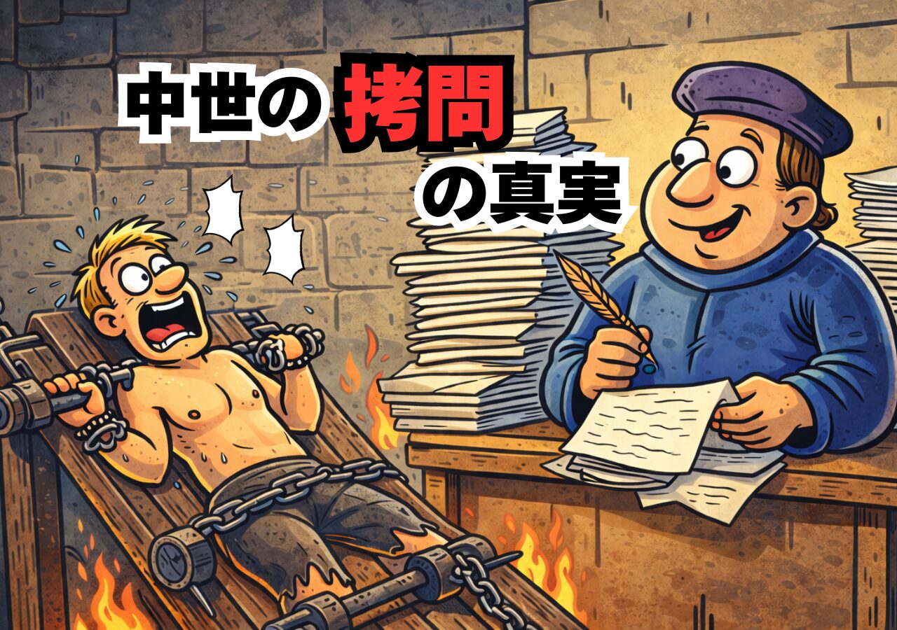 中世ヨーロッパの拷問って本当にあったの？→実は“毎日じゃないけど普通にあった制度”でした