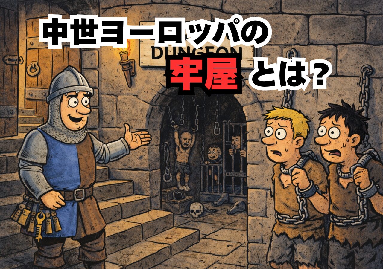 中世ヨーロッパの牢屋は地獄か楽園か？「ちょっと待ってて」と言われたら地下だった話
