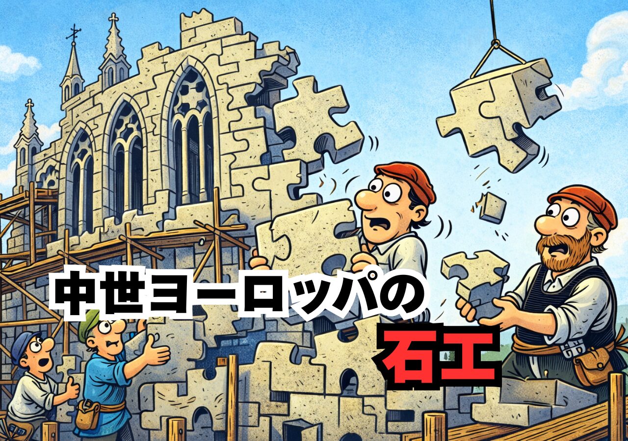 【中世ヨーロッパの石工】大聖堂を作った職人の正体とは？意外すぎる仕事と実態