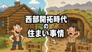 西部開拓時代の家は丸太小屋じゃなかった？土と穴で暮らしたリアルな住まい事情