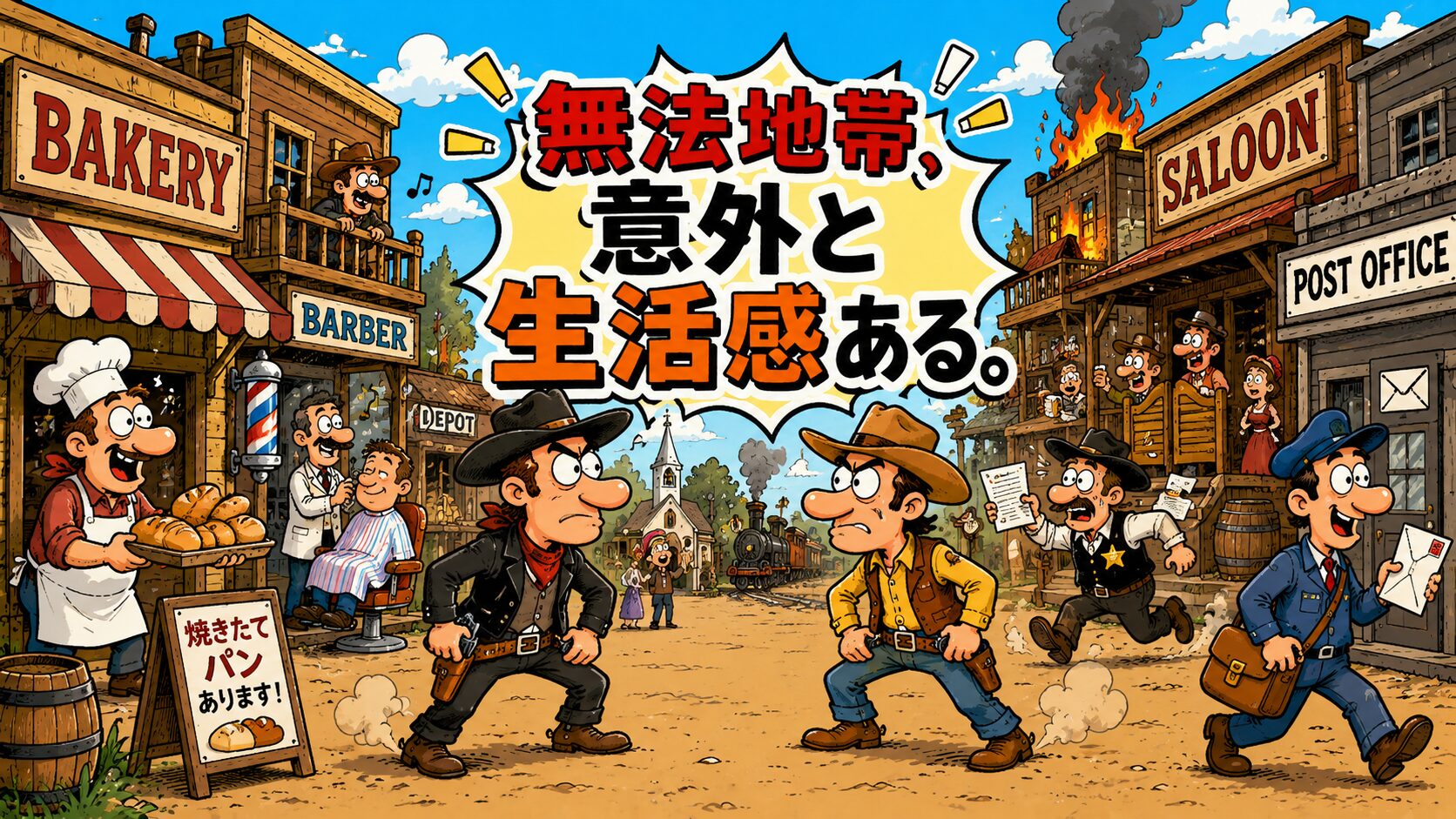 銃声だけじゃない！西部開拓時代の町にあった「意外な日常」