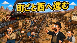 西部開拓時代の鉄道労働者の仕事とは？大陸横断鉄道を支えた過酷すぎる現場