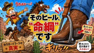 【カウボーイブーツの真実】西部開拓時代の靴はファッションではなく事故対策だった