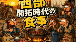 【西部開拓時代の食事】カウボーイは毎日ステーキを食べていた？実際は「豆とコーヒー」が命綱だった