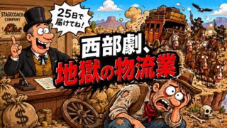 西部開拓時代の駅馬車運転手とは？ 荒野を走った“命がけの物流マン”の実態