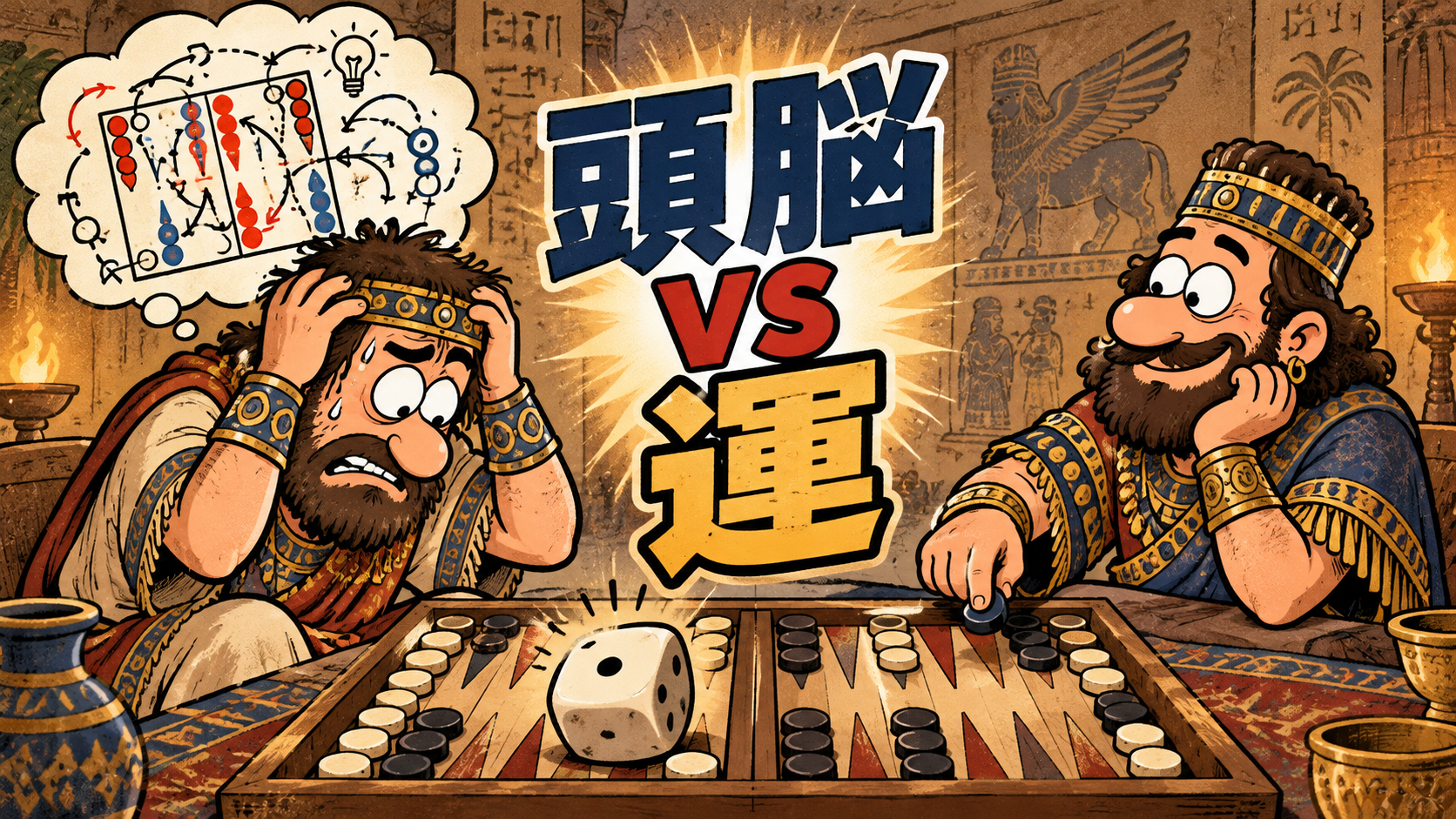 頭を使って、運に負ける。古代から続くゲーム「バックギャモン」
